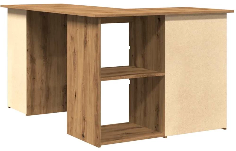 vidaXL Γωνιακό γραφείο Artisan Oak 145x100x76 cm Κατασκευασμένο ξύλο