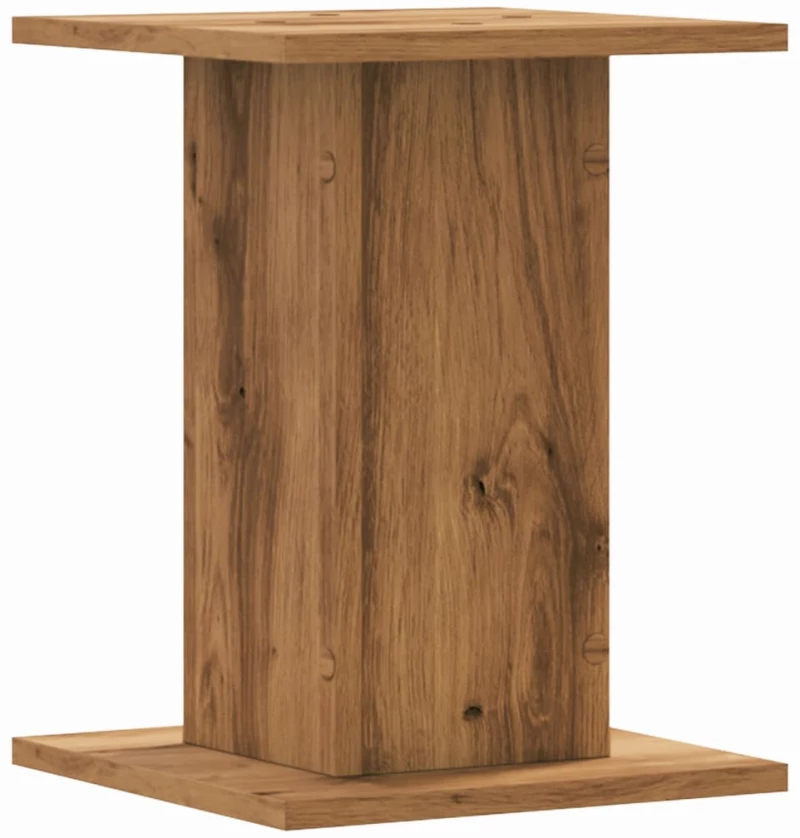 vidaXL Βάσεις Φυτών 2 τεμ. Αρτισιανή Δρυς 30x30x40 εκ. Επεξ. Ξύλο