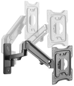 BRATECK επιτοίχια βάση LDA33-222 για τηλεόραση 23-43" έως 23kg  full motion