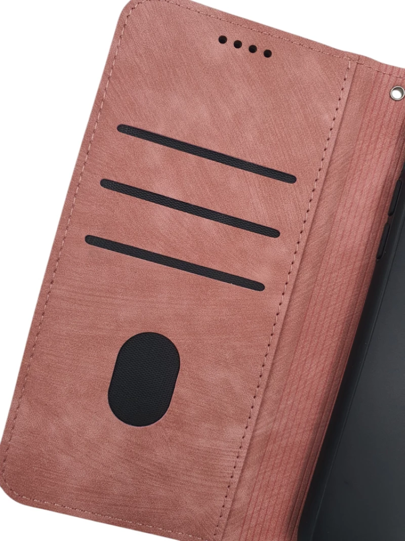 Naxius Case Book Magnet Rose Gold XiaoMi RedMi 13C_Mi Poco C65 Naxius