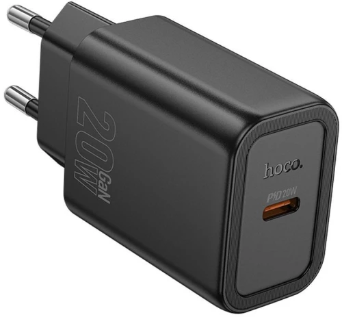 Hoco wall charger Type C PD QC 20W N60 black