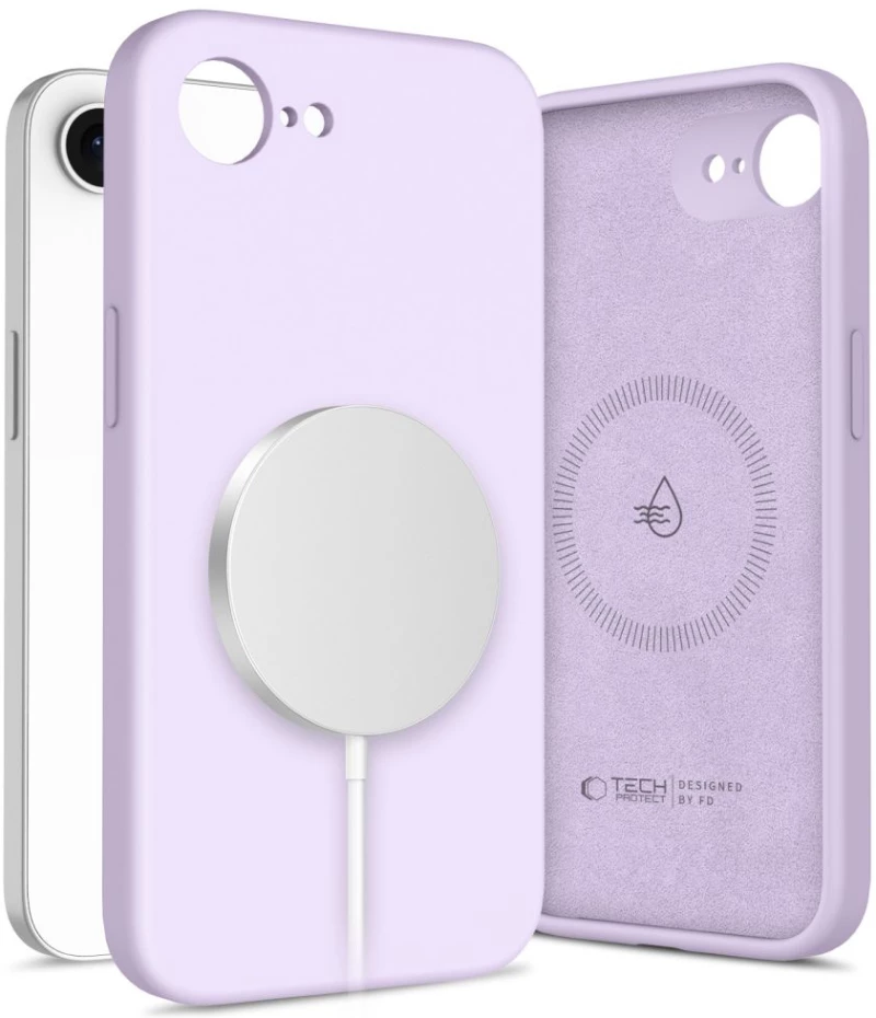 TECH-PROTECT LIQUID SILICONE MAGSAFE-APPLE IPHONE16e MAUVE