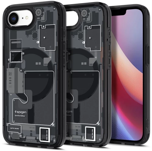 Spigen Ultra Hybrid MagSafe zero one black-Apple iPhone 16e (ACS09141)
