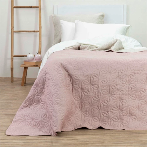 Κουβερλί Stellar Μονό Εκρού-Καφέ 160 x 240 cm