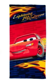Πετσέτα Θαλάσσης Quick Dry Disney Home Cars 841 70X140 Blue 100% Microfiber - -