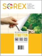 Sorex Αυτοκόλλητες Ετικέτες 100Φ Α4 63.5x46.6mm