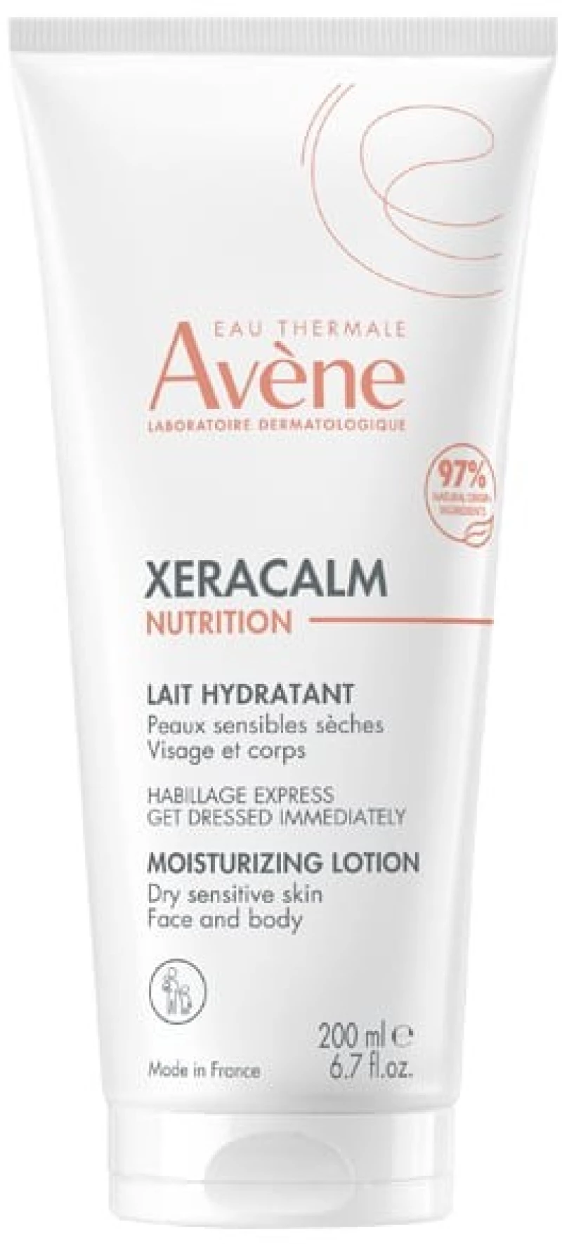 Avene Xeracalm Nutrition Face & Body Moisturizing Lotion Ενυδατική Λοσιόν 200ml