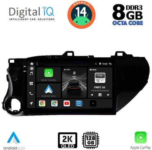 DIGITAL IQ BXF 8721_CPAA (10inc) MULTIMEDIA TABLET for TOYOTA HILUX mod. 2017>