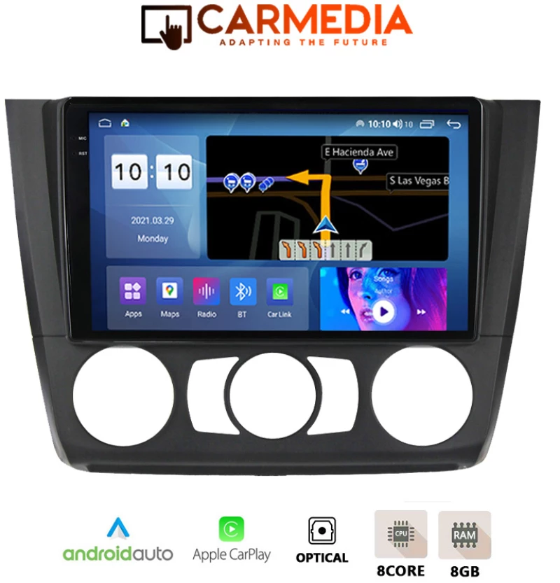 CARMEDIA CMDU4095-4 PRO PLUS TABLET 9.5'' OEM BMW SERIES 1 (E81-82-87-88) 2004-2013 A/C