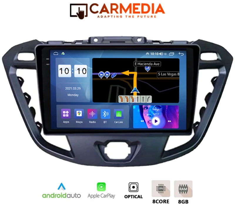 CARMEDIA CMDU4095-4 PRO PLUS TABLET 9.5'' OEM FORD TRANSIT CUSTOM| TOURNEO CUSTOM 2013-2019