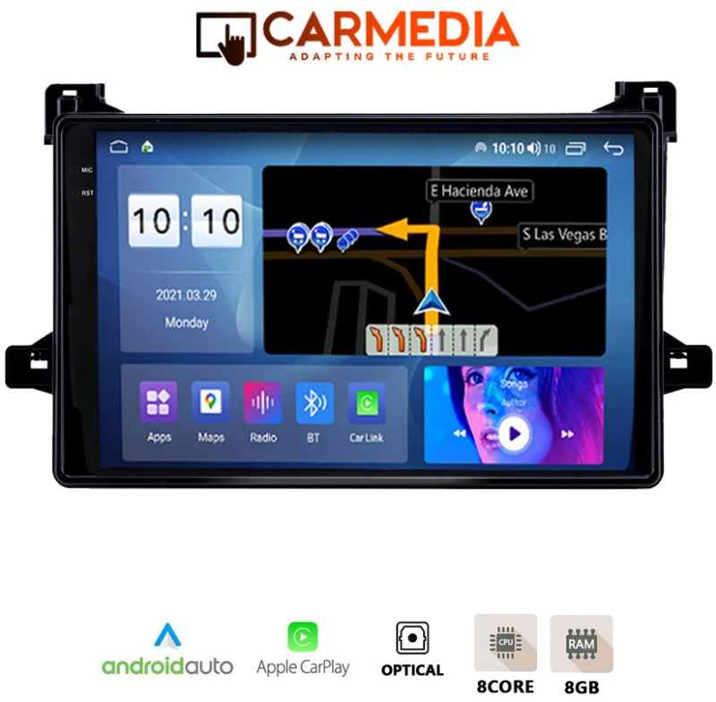 CARMEDIA CMDU4095-4 PRO PLUS TABLET 9.5'' OEM TOYOTA PRIUS 2016-2020