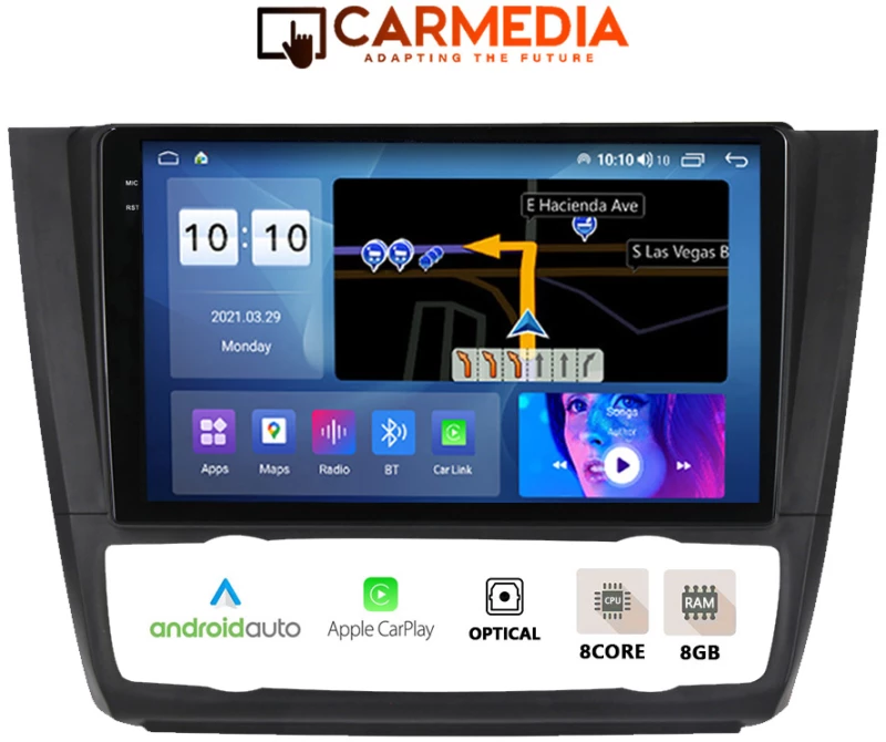CARMEDIA CMDU8095-6 PRO PLUS TABLET 9.5'' OEM BMW SERIES 1 (E81-82-87-88) 2004-2013 KLIMA