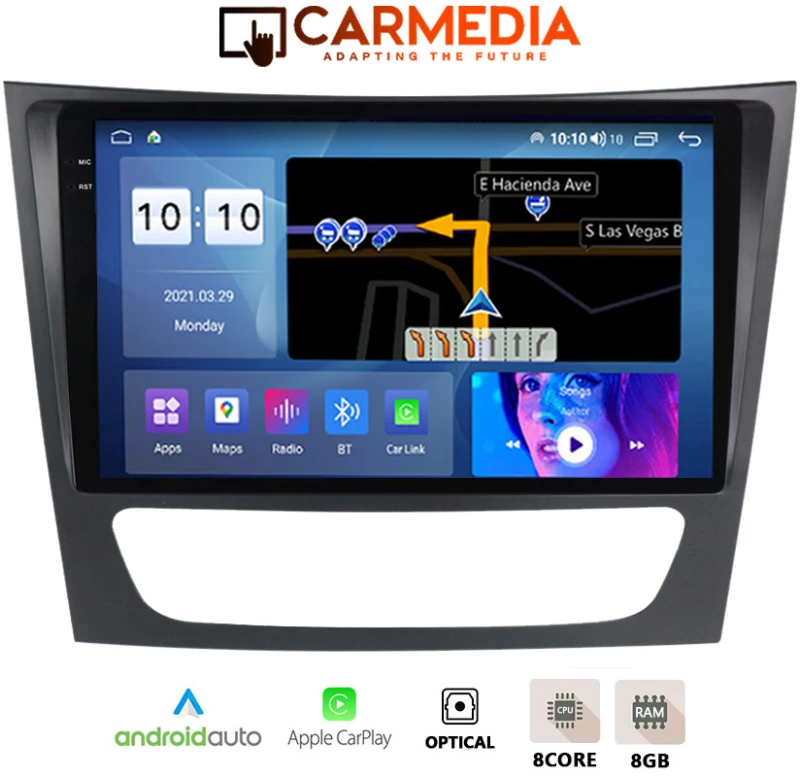 CARMEDIA CMDU4095-5 PRO PLUS TABLET 9.5'' OEM MERCEDES E (W211) - CLS (W219) 2003-2009