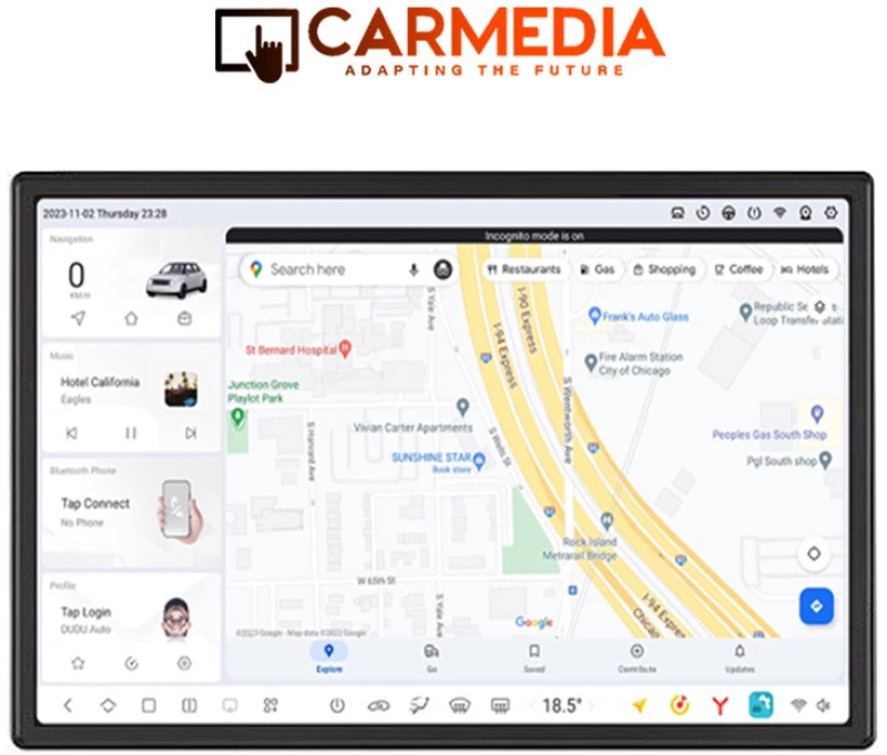 CARMEDIA CMDU8115-6 PRO PLUS TABLET 11.5'' OEM PEUGEOT 308 2013+