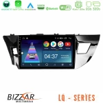 Bizzar lq Series 4core Android14 2+32gb Toyota Corolla 2014-2016 Navigation Multimedia Tablet 9" με Carplay & Android Auto u-lq-Ty0008