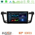 Bizzar m8² Series 8core Android14 4+32gb  Peugeot 508 2010-2018 Navigation Multimedia Tablet 9" με Carplay & Android Auto u-m82-Pg0704