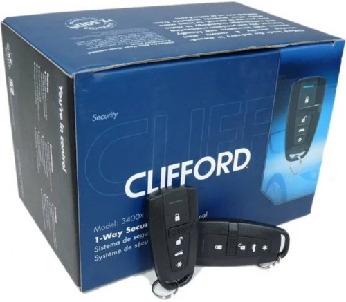 Clifford 3400X Συναγερμός Αυτοκινήτου 1-Way (Σετ)