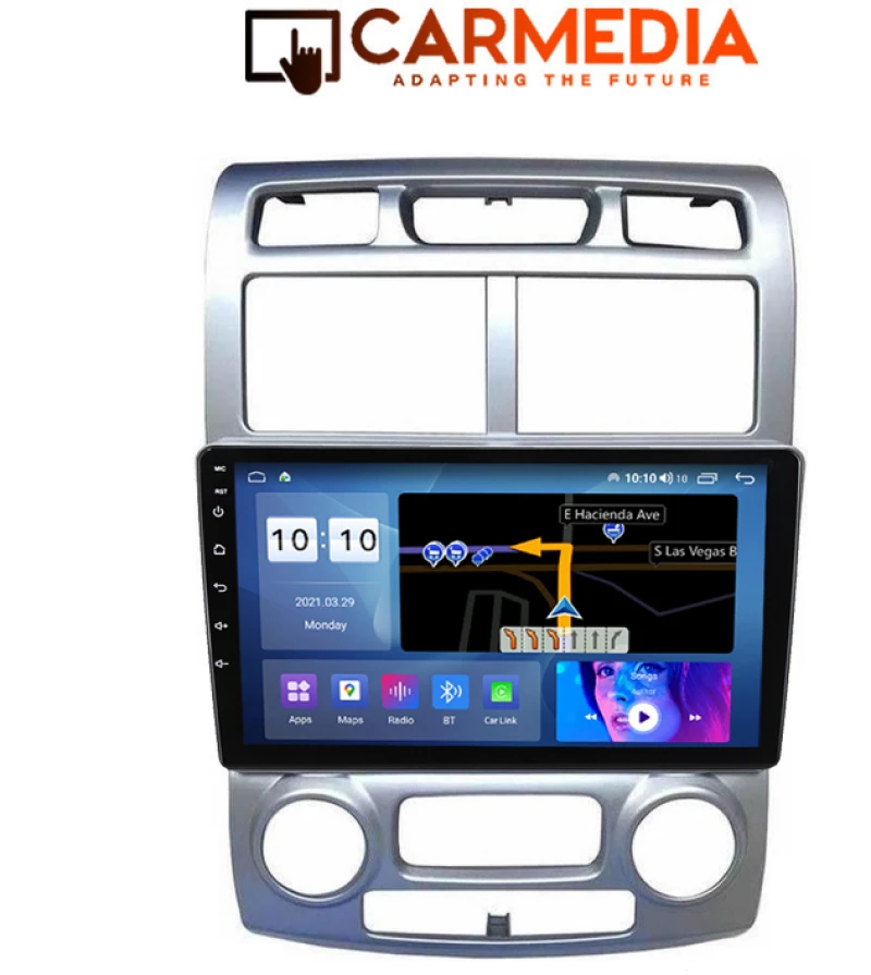 CARMEDIA CM409-13 TABLET 9'' OEM KIA SPORTAGE 2004-2010 CLIMA