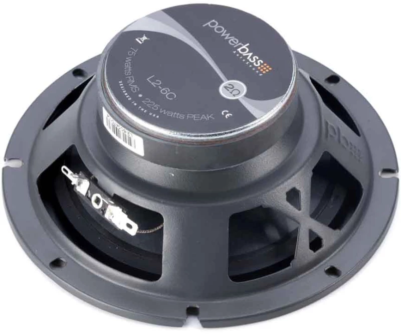 PowerBass L2-6C Διαιρούμενα Ηχεία Αυτοκινήτου 6.5" 75W RMS (Ζεύγος)