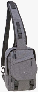 Bartuggi 718-902, Τσαντάκι Crossbody, Ύφασμα, Γκρι