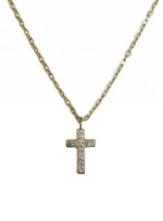 Kostibas 1313-403X, Σταυρός, Stainless Steel, Ατσάλι, Χρυσό
