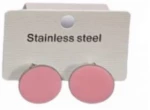 Kostibas 3013-639DR, Σκουλαρίκια, Ατσάλι, Ροζ