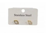 Kostibas 3013-960X, Σκουλαρίκια, Ατσάλι, Χρυσό