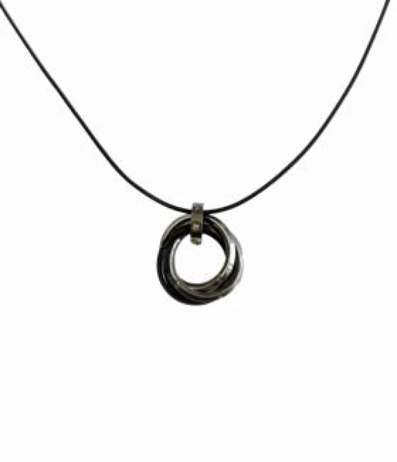 Kostibas 1050-641MA, Κολιέ, Με Μοτίφ, Μαύρο