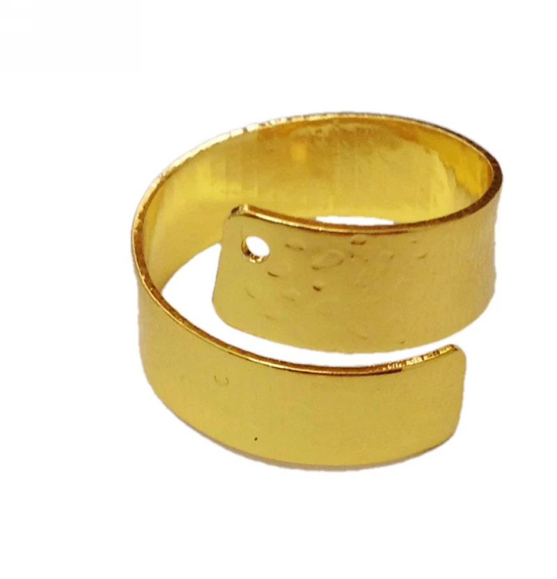 Kostibas 3812-161X, Δαχτυλίδια, Μεταλλικό, Χρυσό, 30τμχ