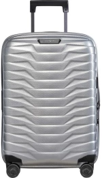 Samsonite 140087-1776 Proxis, Πολυπροπυλένιο, Μικρή/Καμπίνας 55CM, Ασημί