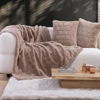 Ριχτάρι Rabbit Fur Barlow Beige Nef-Nef Homeware Πολυθρόνα 140x190cm Οικολογική Γούνα