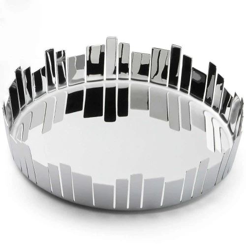 Μπωλ Διακοσμητικό Manhattan S 105044 22,8x22,8x5cm Chrome Philippi Ανοξείδωτο Ατσάλι