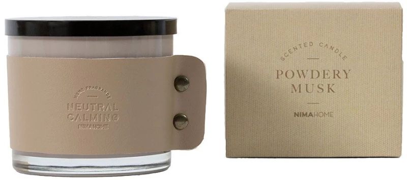 Αρωματικό Κερί Powdery Musk 250gr Beige Nima