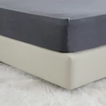 Σεντόνι Tender Με Λάστιχο Dark Gray Nima King Size 180x240cm 100% Βαμβάκι