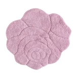 Πατάκι Μπάνιου Rosie 14 Pink Kentia 60X60 100% Βαμβάκι