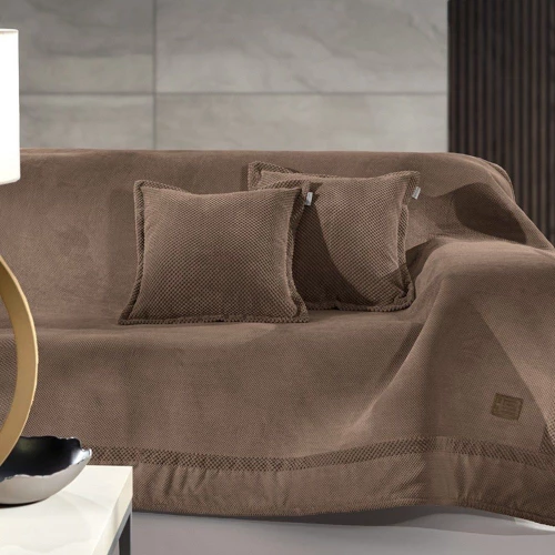 Ριχτάρι Rubicon Latte Guy Laroche Πολυθρόνα 170x150cm Microfiber