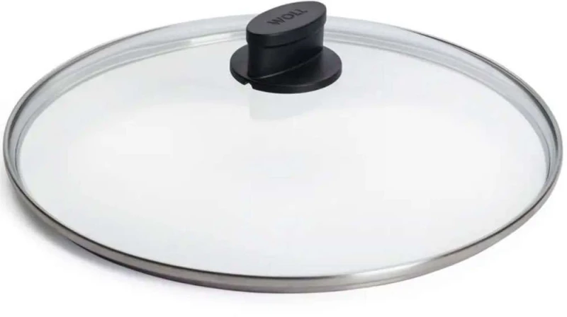 Καπάκι Μαγειρικών Σκευών S30ELM 30cm Clear-Black Woll Γυαλί