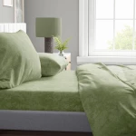 Σεντόνι Shadow 24 Lime Green DimCol Υπέρδιπλo 220x240cm Βαμβάκι-Πολυέστερ