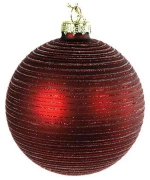 Χριστουγεννιάτικη Μπάλα 8cm Red-Gold