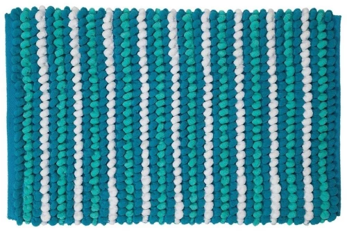Πατάκι Μπάνιου Bright Turquoise Sealskin 50X80cm Πολυέστερ
