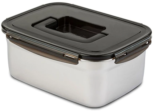 Φαγητοδοχείο Acer 10-002-006 25,9x19x11,1cm 3500ml Inox-Black Nava Ανοξείδωτο Ατσάλι