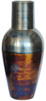 Βάζο Μεταλλικό 00.07.72021 Φ19x44cm Multi Μέταλλο