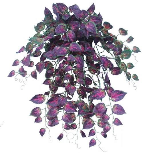 Τεχνητός Κρεμαστός Κολεός Scutellarioides 6290-7 90cm Purple Supergreens Ύφασμα,Πλαστικό