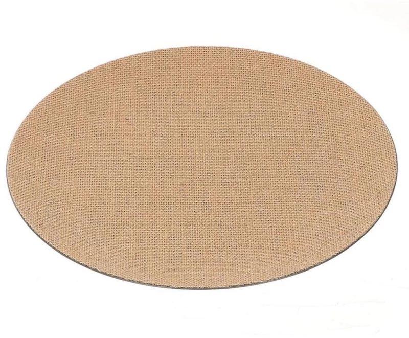 Διακοσμητική Πιατέλα 012.862470091 Φ47cm Natural Ύφασμα,Μελαμίνη
