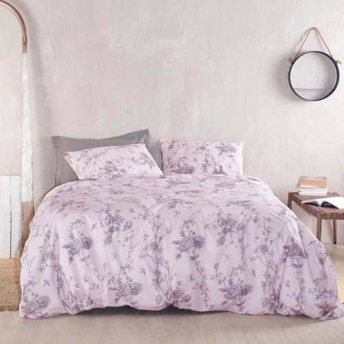 Κουβερλί Aurora (Σετ 2τμχ) Purple Ρυθμός Ημίδιπλο 160x240cm Βαμβάκι-Πολυέστερ