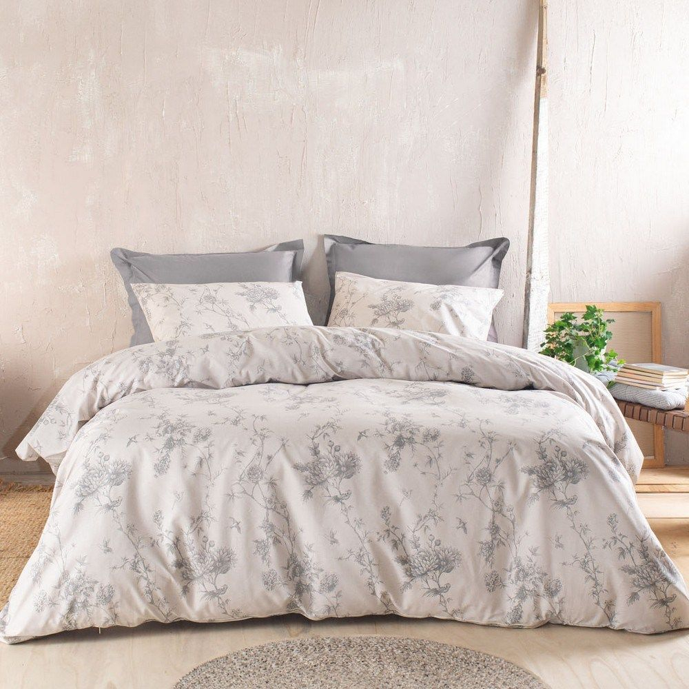 Σεντόνια Aurora (Σετ 3τμχ) Beige Ρυθμός Ημίδιπλο 160x260cm Βαμβάκι-Πολυέστερ