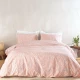 Σεντόνια Loreta (Σετ 3τμχ) Pink Ρυθμός Ημίδιπλο 160x260cm Βαμβάκι-Πολυέστερ