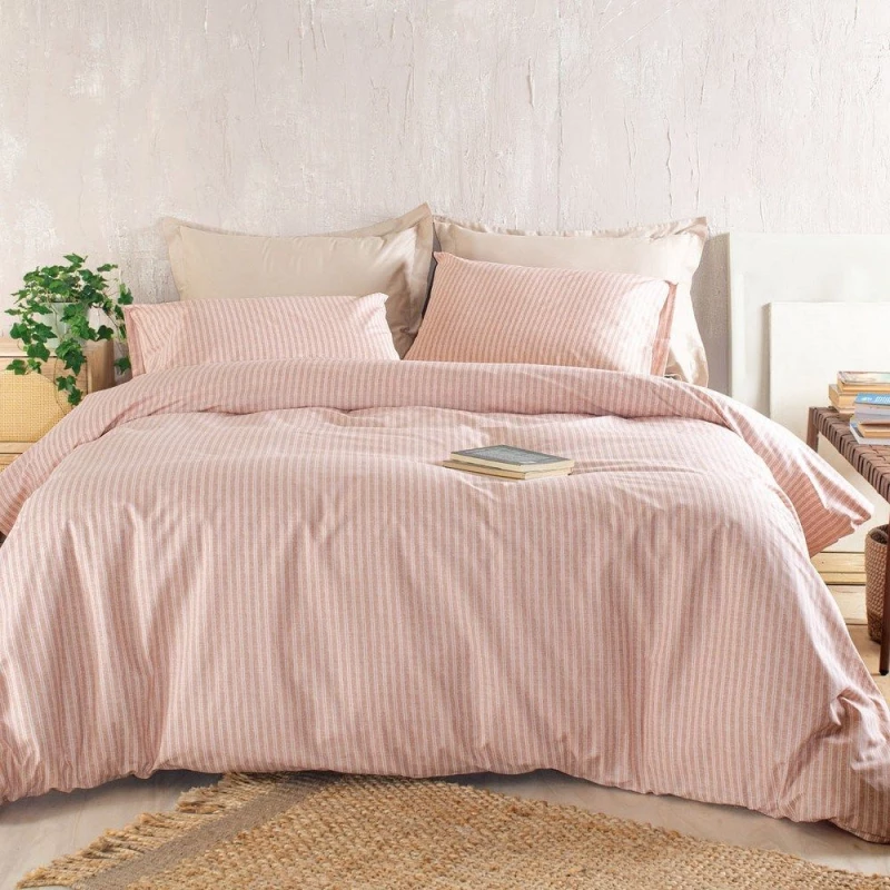 Σεντόνια Masters (Σετ 4τμχ) Pink Ρυθμός King Size 260x280cm Βαμβάκι-Πολυέστερ