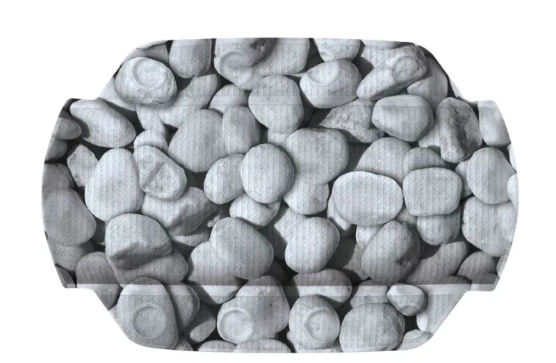 Στήριγμα Λαιμού Για Μπανιέρα Stepstone 32x22cm Grey Kleine Wolke PVC