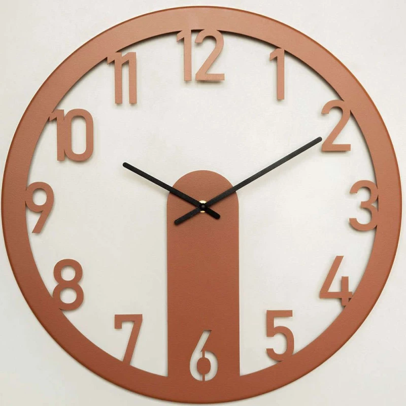 Ρολόι Τοίχου Mood 507ATP1510 48x48cm Red Wallity Ατσάλι